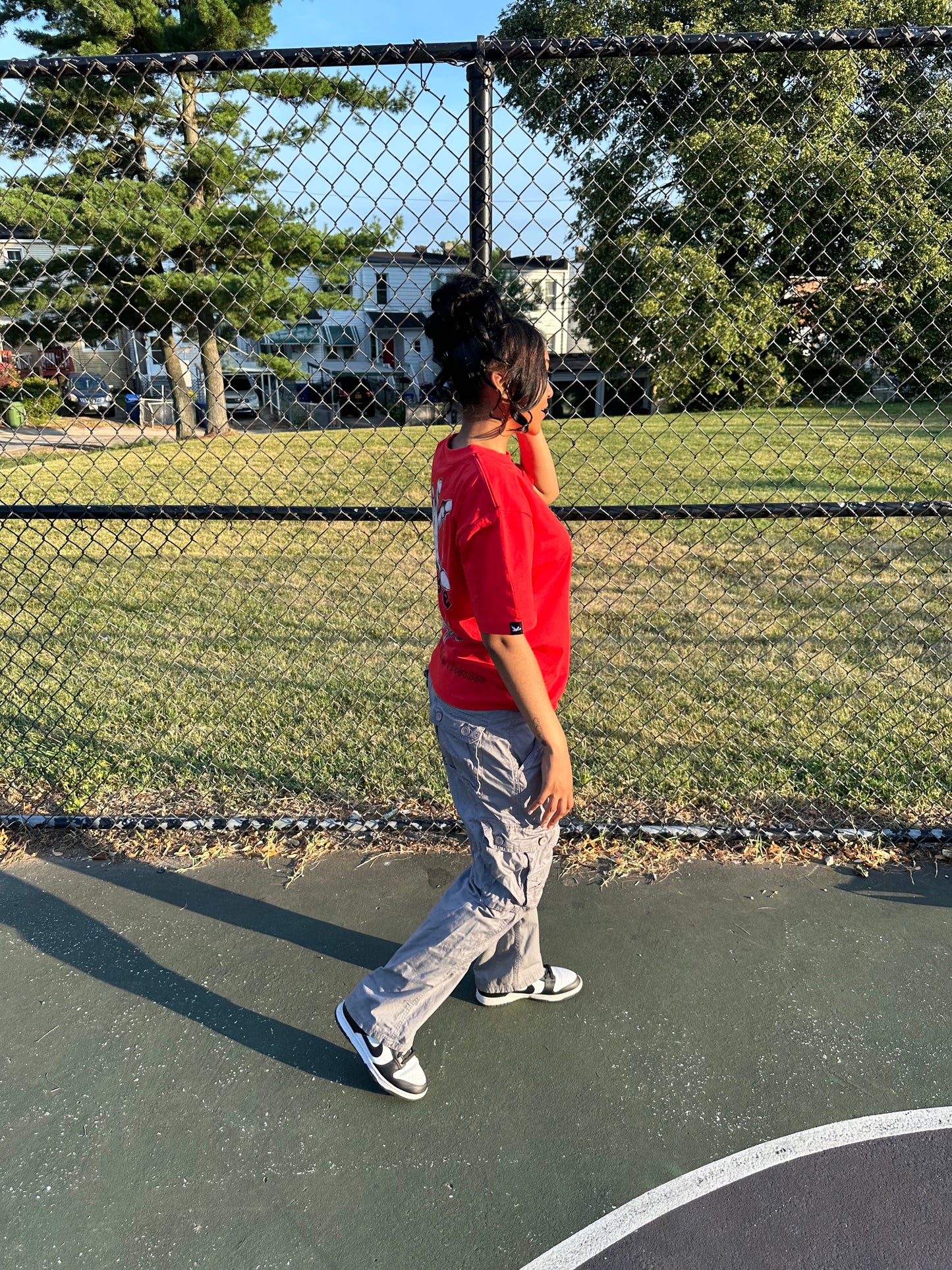 Crimson Red “Serenity” Tee