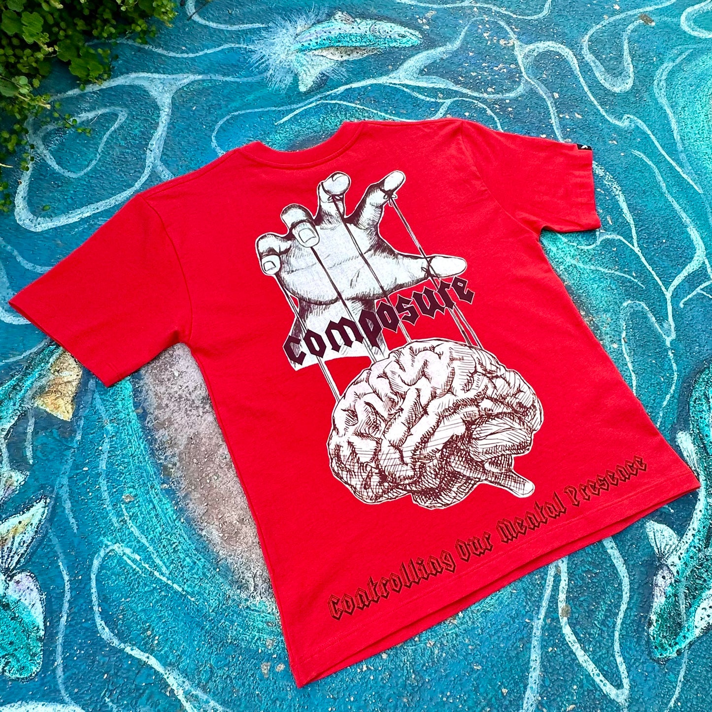 Crimson Red “Serenity” Tee